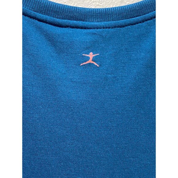 Danskin Women's Blue Athletic T-Shirt Short Sleeve Size XS Stretch - Picture 4 of 11